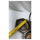 Art Deco Triple Serving Dish with Handle