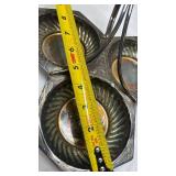 Art Deco Triple Serving Dish with Handle