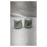 Floral Porcelain Salt and Pepper Shakers
