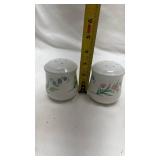 Floral Porcelain Salt and Pepper Shakers