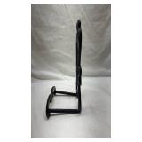 Decorative Black Iron Scroll Book Stand