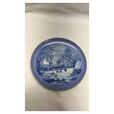 Blue and White Farmer