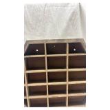 Hexagonal Wooden Display Shelf