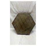 Hexagonal Wooden Display Shelf