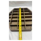 Hexagonal Wooden Display Shelf