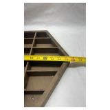 Hexagonal Wooden Display Shelf