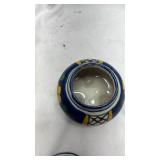 Hand-Painted Mexican Pottery Trinket Box