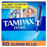 TAMPAX PEARL SUPER PLUS 50CT