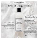 The Laundress Whites Detergent, Concentrated Laundry Detergent Liquid, Whiten & Brighten Clothes, Tough on Stains, Classic Scent, 32 oz. (MISSING LESS THAN 1/10 CONTENTS)