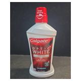 Colgate Optic White Whitening Mouthwash  Fresh Mint  32 fl oz