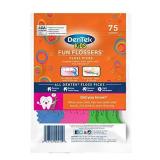 DenTek Kids Fun Flossers, Removes Food & Plaque, 75 Count, 3 Pack