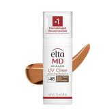 EltaMD UV Clear Tinted Face Sunscreen, Oil-Free Face Moisturizer with SPF 46, Dermatology Tinted Moisturizer, Facial Travel Size Sunscreen with Zinc Oxide, 1.7 oz Pump