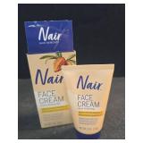 Nair Hair Remover Moisturizing Face Cream, with Sweet Almond Oil, 2OZ