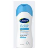 Cetaphil Ultra Gentle Body Wash, For Dry to Normal, Sensitive Skin, 16.9oz, Aloe Vera, Vitamin B5, Hypoallergenic, Paraben Free, Fragrance Free, Dermatologist Tested