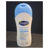 Cetaphil Ultra Gentle Body Wash, For Dry to Normal, Sensitive Skin, 16.9oz, Aloe Vera, Vitamin B5, Hypoallergenic, Paraben Free, Fragrance Free, Dermatologist Tested