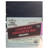 12 pack Tres Agaves Organic Strawberry Margarita Mix, 33.8oz bottles