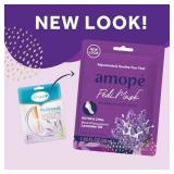 Amope PediMask 20-Minute Foot Mask, Intensely Moisturizing Socks, Rejuvenates & Soothes, Self-Care, w/ Lavender Oil, Urea, a Blend of Moisturizers & Vitamin Complex for Long Lasting Hydration,