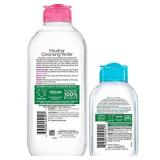 Garnier Micellar Cleansing Water, For All Skin Types, 13.5 fl oz + Micellar Cleansing Water, For Waterproof Makeup, 3.4 fl oz