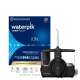 Waterpik ION Professional Water Flosser, Rechargeable and Portable for Teeth, Gums, Braces, 10 Settings, 7 Flossing Tips For Multiple Users And Needs, ADA Accepted, WF-12 Black