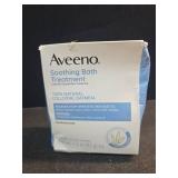 Aveeno Fragrance-Free Soothing Bath Treatment & Soak for Soothing Relief, 100% Natural Colloidal Oatmeal, Relieves Itchy, Irritated Skin Due to Eczema, 8 Single-Use Bath Packets