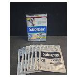 Salonpas Maximum OTC Strength Lidocaine 4% Pain Relieving FLEX Patch, Apply for Up To 8 Hours, Unscented, Thin, Flexible, Lightweight, Patch Stays in Place, 7 Patches