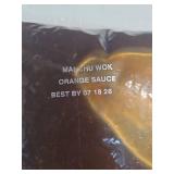 Manchu Wok Orange Sauce 4 Lb Bag