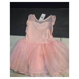 Zaclotre Tutu for Toddler Girls Ballet leotards Sparkly Sleevesless Mesh Dance Dress Ballerina Outfits Ballet Pink 4-5T