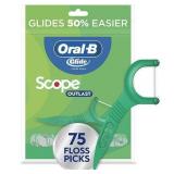 Oral-B Glide Mint Dental Floss Picks with Long Lasting Scope Flavor - 75 Picks