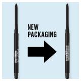 Maybelline Tattoo Studio Automatic Gel Pencil Waterproof Eyeliner, Blendable, Smudge Resistant, Matte Eyeliner For Up To 36HR Wear, Pitch Black (Smokey Black), Packaging May Vary