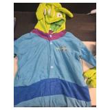 XIECGGYZE Kids Animal Onesie,Snug Fit Flannel Cosplay Costume Pajamas Sleepwear, 12/14, Three-eyed