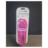 Comfort Zone Tri-Balance Gel Orthotic Insoles for Women, Non-Slip & Cushioned, Fits Well with Heel & Ball of Foot Supports, 3/4 Length Arch Support Inserts for Women, Sizes 6-10, 1 Pair