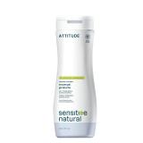 ATTITUDE Body Wash for Sensitive Skin with Oat, EWG Verified, Dermatologically Tested, Vegan, Extra Gentle, Unscented, 16 Fl Oz