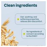 ATTITUDE Body Wash for Sensitive Skin with Oat, EWG Verified, Dermatologically Tested, Vegan, Extra Gentle, Unscented, 16 Fl Oz