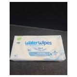 WaterWipes Sensitive+ Newborn & Baby Wipes, 3-In-1 Cleans, Cares, Protects, 99.9% Water, Unscented & Hypoallergenic, 60 Count