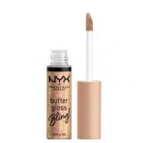 NYX Professional Makeup Butter Butter Gloss Bling Non Sticky Lip Gloss  Bring The Bling  0.27 fl oz