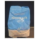 Amazon Basics Epsom Salt Soak, Unscented, Magnesium Sulfate USP, Muscle and Feet Relaxation, Soothing, 3 Pound