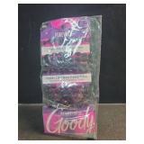 Goody Ouchless Forever Fine Hair Elastics - 10 Ct, Black, Damage-Free Bands, 3X Stronger Hair Ties, Retainable Shape, 16 Strand Inner Core, Hair Accessories for Women & Men