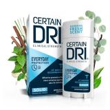 Certain Dri Everyday-Strength Clinical Antiperspirant - 72-Hour Sweat Protection for Hyperhidrosis - Doctor-Recommended - Travel-Friendly - Fresh Scent - 2.6 oz