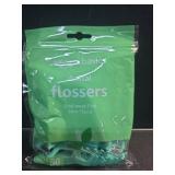Amazon Basics Mint Dental Flossers, 90 Count, 1 Pack