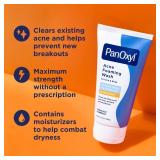 PanOxyl Acne Foaming Wash Benzoyl Peroxide 10% Maximum Strength Antimicrobial, 5.5 Oz