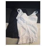 Camisoles with Built in Bra Compression Padded Shapewear Tank Tops for Women White Tank Tops with Built in Bras Tummy Control, XL