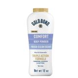 Gold Bond Comfort Body Powder, 10 oz., Talc-Free, Fresh Clean Scent With Aloe & Chamomile