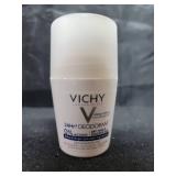 Vichy 24-Hour Dry-Touch Roll-On Deodorant, Aluminum-Free with Invisible Residue-Free Clear Finish Cream Deodorant, Antiperspirant for Sensitive Skin, 24 Hour Protection