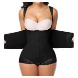 SHAPSHE Fajas Colombianas Body Shaper Stage 1/2/3 Postpartum Curvy Fajas Moldeadoras de Cintura y Abdomen Postparto para Mujer Lipo Compression Garment Waist Cincher Shapewear Fupa Control for Women