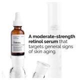 The Ordinary Retinol 0.5% in Squalane, Intermediate Retinol Serum for the Face That Is Anti-Aging and Skin Smoothing, 1 Fl Oz