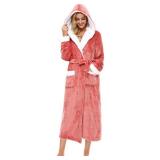 ccko Plush Robes For Women, Fleece Fuzzy Womens Robe,Soft Warm Women