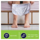 4-5xl Adult Diapers for Women and Men - 8 Bariatric Disposable Briefs with Tabs and Stretchable Side Panels - 100% Breathable with Maximum Absorbency