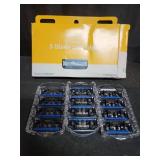 Amazon Basics 5-Blade Razor Refills for Men with Dual Lubrication, Precision Beard Trimmer, Comfortable Shave, 12-Pack (Fits Amazon Basics Razor Handles only)