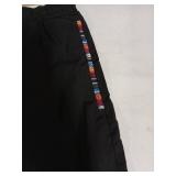 Black Athletic Pants with Southwestern Trim-XL