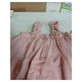 Pink Butterfly Tulle Tutu Dress with White Socks -4T